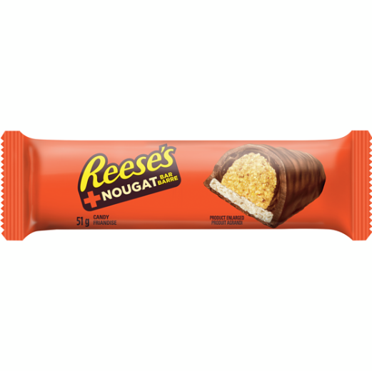 Reese's & Nougat Chocolate Bar 51g - Out of Date